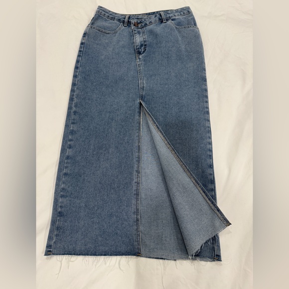 New without tag Jeans Midi Skirt - Picture 4 of 11